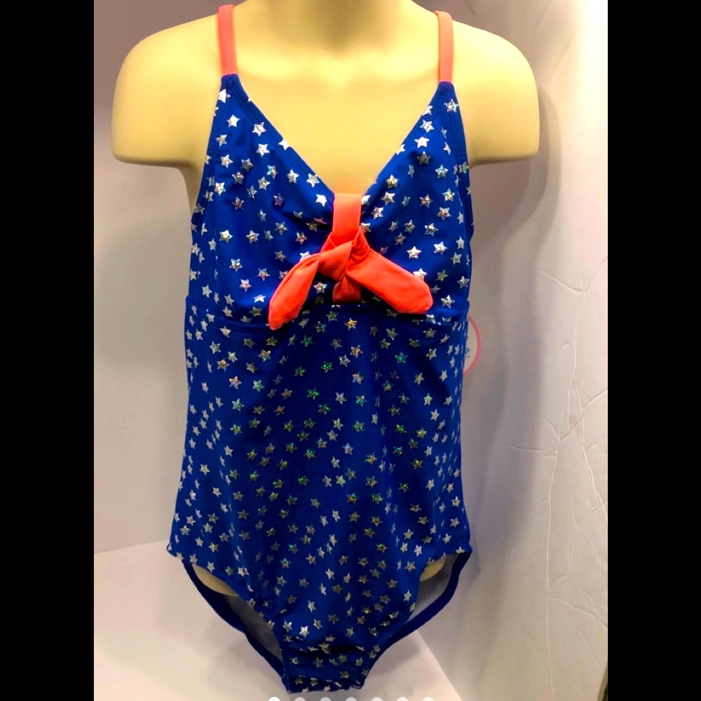 Girls Size 12 One Piece Swimsuit SHELLHA NWT